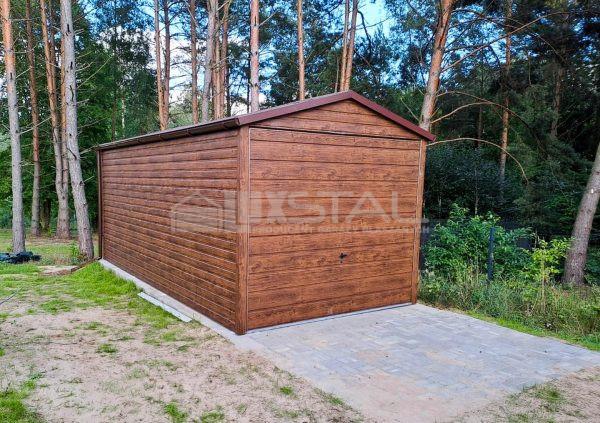 Mobilgaraz 3m x 6m, Nyeregtető - obrazek 2