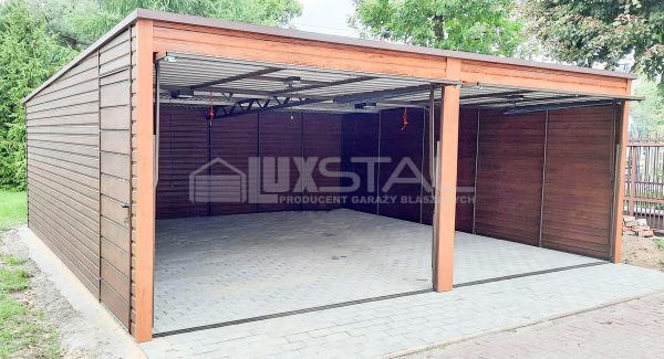 Mobilgaraz 6m x 5,8m, Hátra lejtő tető - obrazek 2