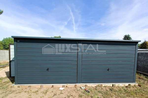Mobilgaraz 6m x 5m, Hátra lejtő tető - obrazek 2
