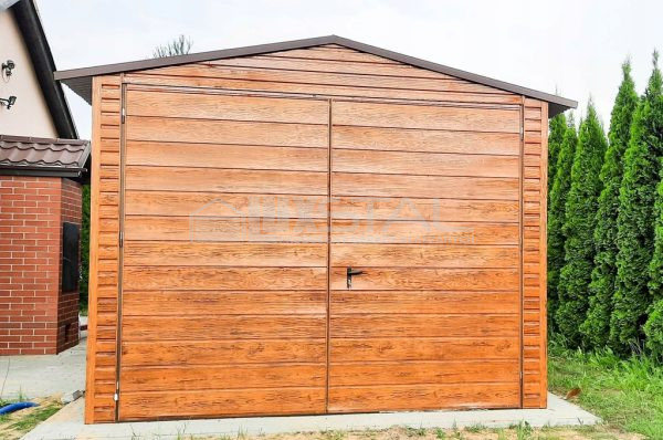 Mobilgaraz 3m x 5m, Nyeregtető - obrazek 3