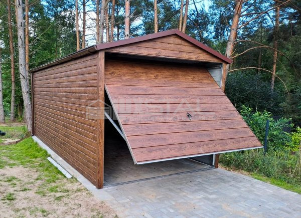Mobilgaraz 3m x 6m, Nyeregtető - obrazek 5
