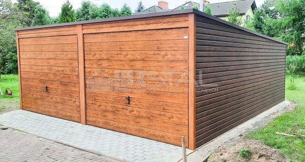 Mobilgaraz 6m x 5,8m, Hátra lejtő tető - obrazek 3