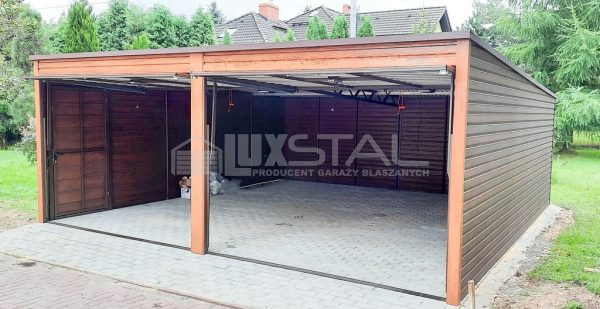Mobilgaraz 6m x 5,8m, Hátra lejtő tető - obrazek 7