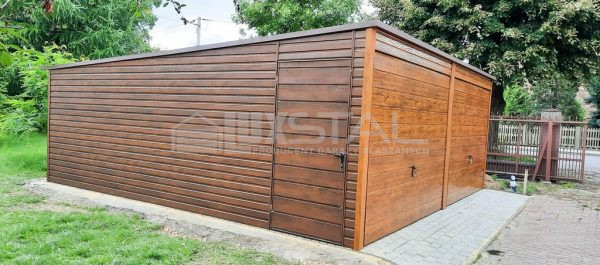 Mobilgaraz 6m x 5,8m, Hátra lejtő tető - obrazek 8