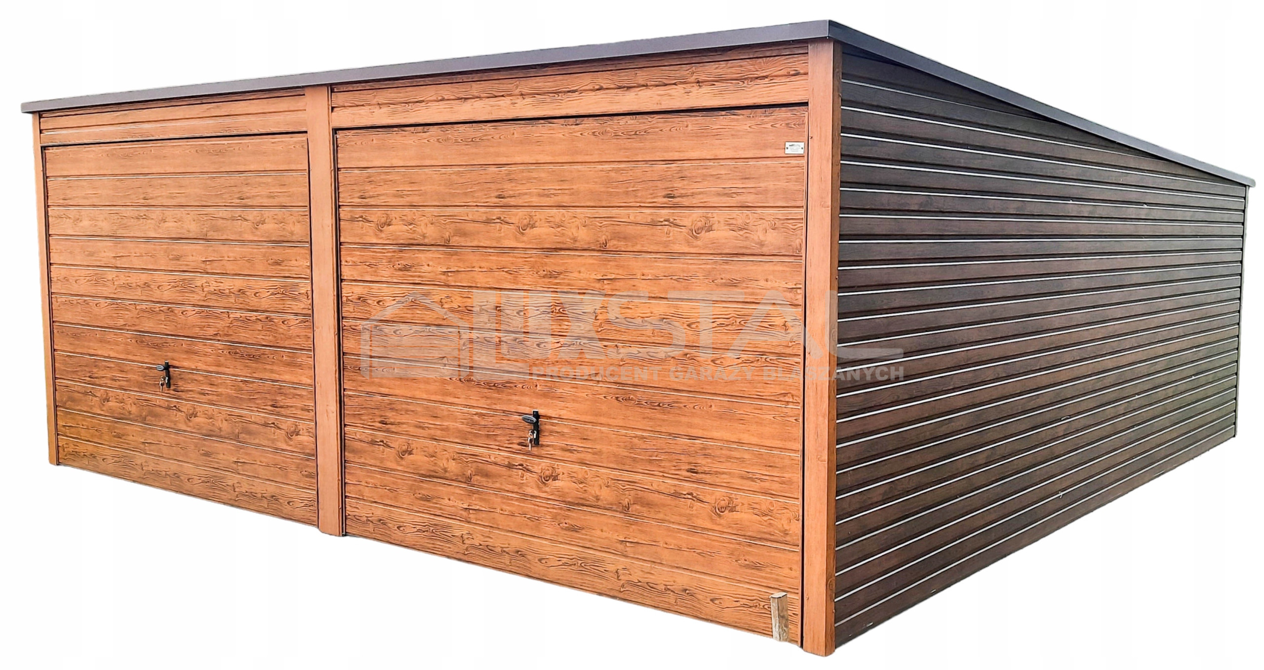 Mobilgaraz 6m x 5,8m, Hátra lejtő tető