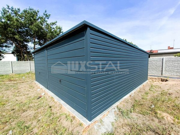 Mobilgaraz 6m x 5m, Hátra lejtő tető - obrazek 3