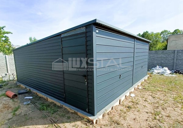 Mobilgaraz 6m x 5m, Hátra lejtő tető - obrazek 6