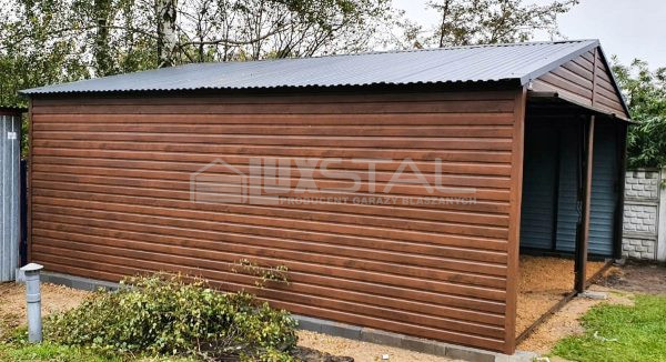 Mobilgaraz 6m x 5m, Nyeregtető - obrazek 3