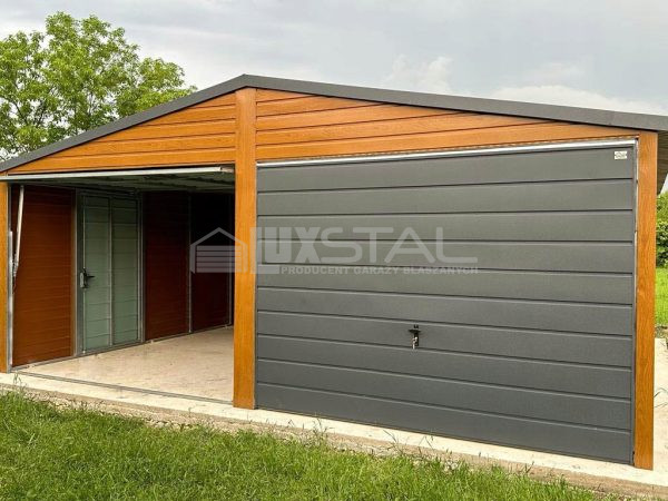 Mobilgaraz 6m x 6m, Nyeregtető - obrazek 9